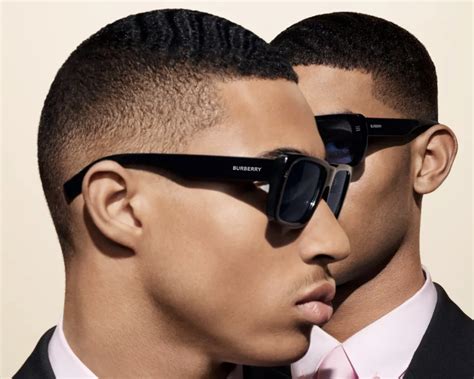 men burberry goggles|Burberry glasses men on face.